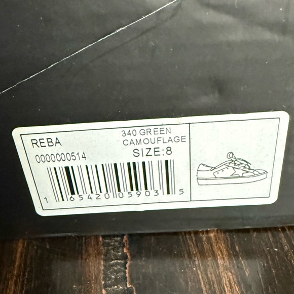 ShuShop Reba Camo Sneakers New in Box - Picture 10 of 10